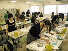 作品制作中