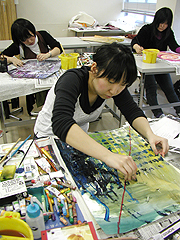 作品制作中
