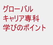 グローバルキャリア専科学びのポイント