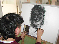 作品制作中