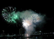 New yearの時の花火