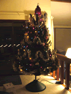 ホストファミリーが用意したクリスマスツリー☆これ回るんです!!!!