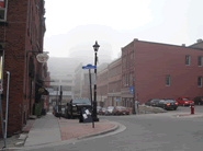 Saint JohnのDOWN TOWNの風景。古い建物が多く、私はこの町並みを気に入っています。